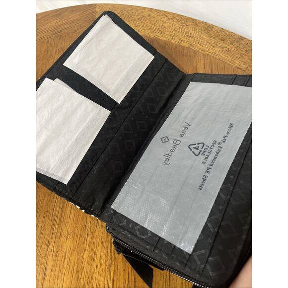 Vera Bradley | Turnlock Wallet Paisley Noir NWT - Picture 7 of 8